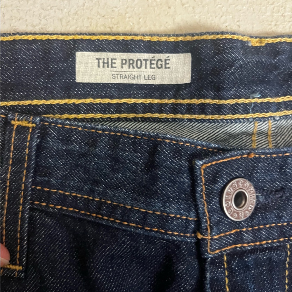 AG Adriano Goldschmied Men's‎ The Protégé Dark Wash Straight Leg Jeans- 36/34 - Picture 5 of 8